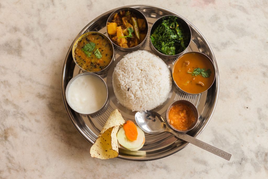 Nepali Thali (dal Bhat) Set