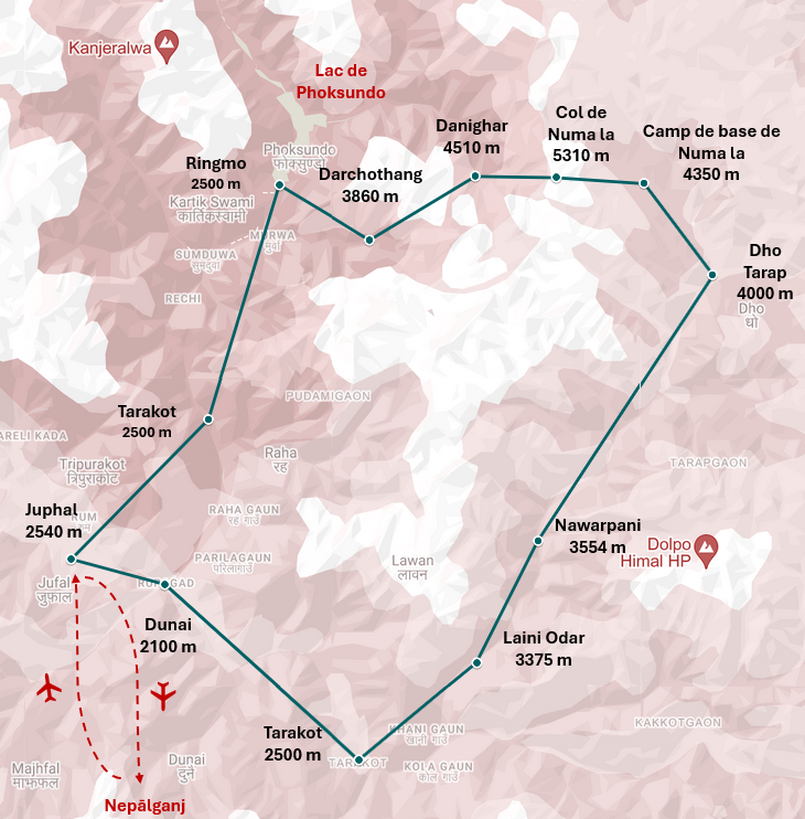 carte dolpo